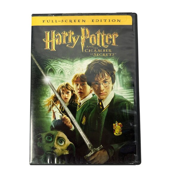 Harry Potter And The Chamber Of Secrets 2002 Full Screen DVD Warner Bros PG - Picture 1 of 7